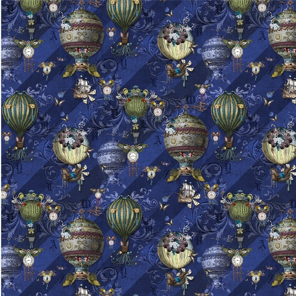 Santorus Around The World Wallpaper In Cobalt-Beaumonde