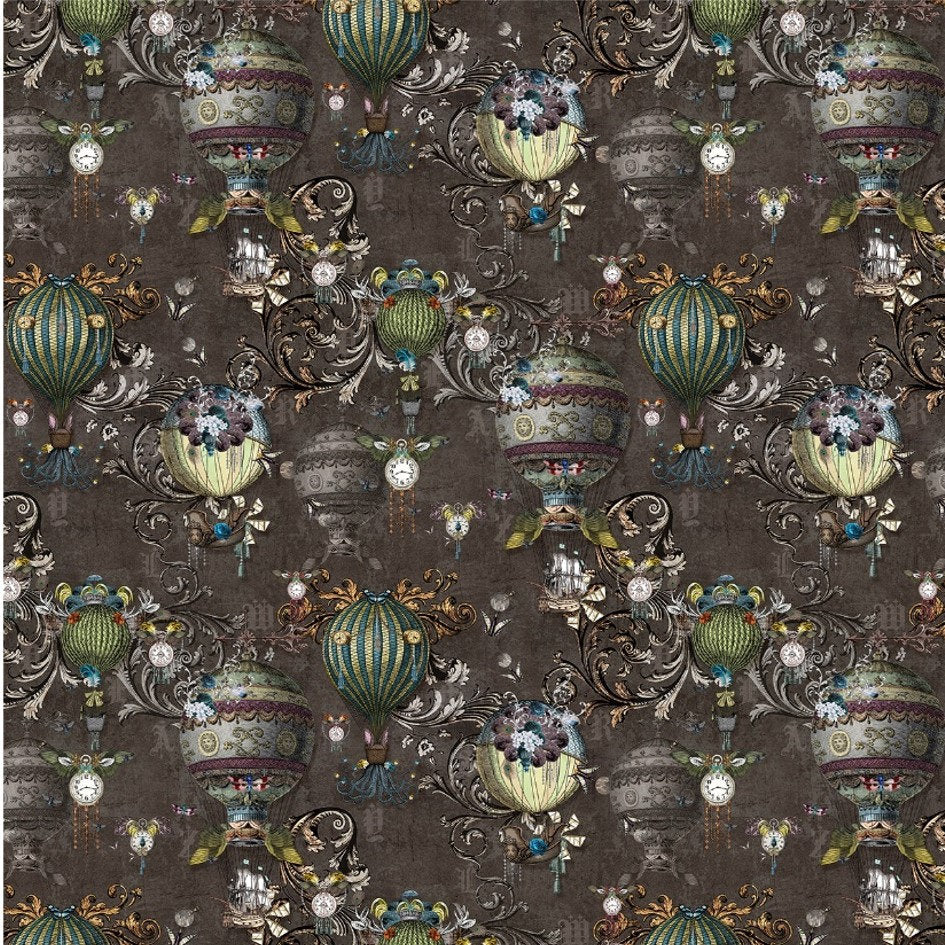 Santorus Wallpaper - Around The World - Warm Charcoal-Santorus-Beaumonde