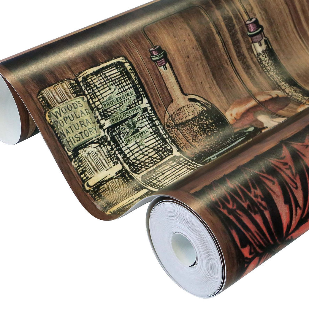 Santorus Wallpaper - Bibelots - Mahogany-Santorus-Beaumonde