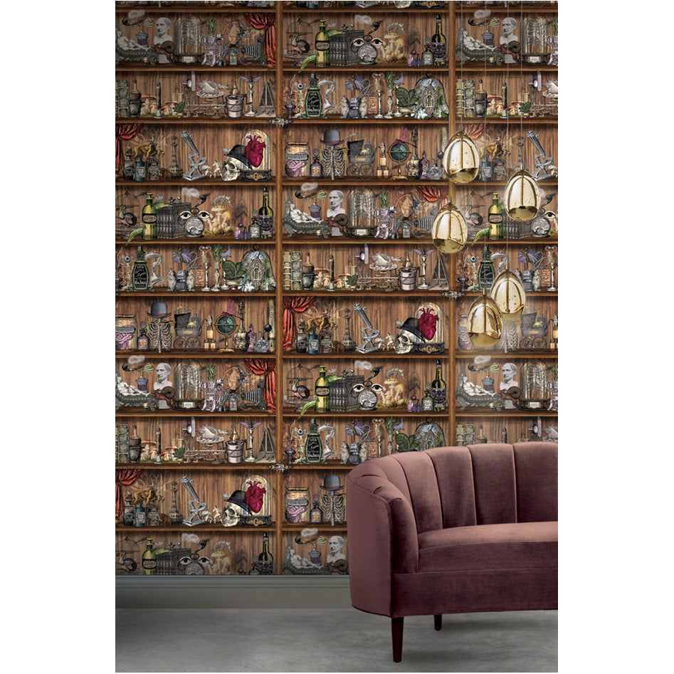 Santorus Wallpaper - Bibelots - Mahogany-Santorus-Beaumonde