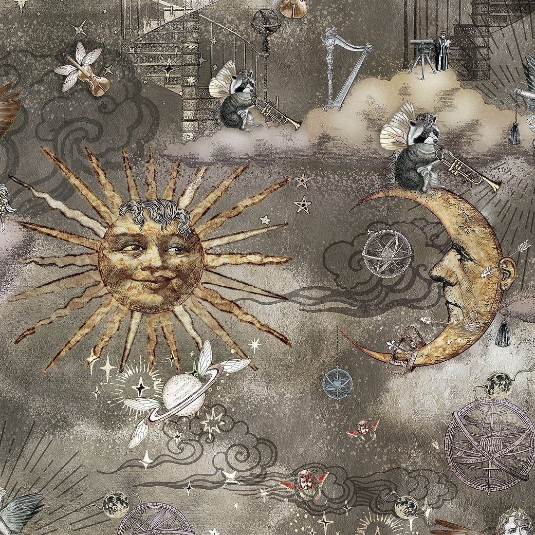 Santorus Celestial Wallpaper In Stormy-Beaumonde