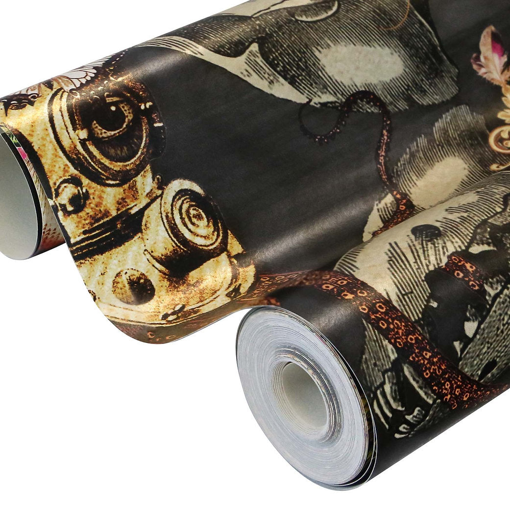 Santorus Wallpaper - Menagerie - Bronze-Santorus-Beaumonde