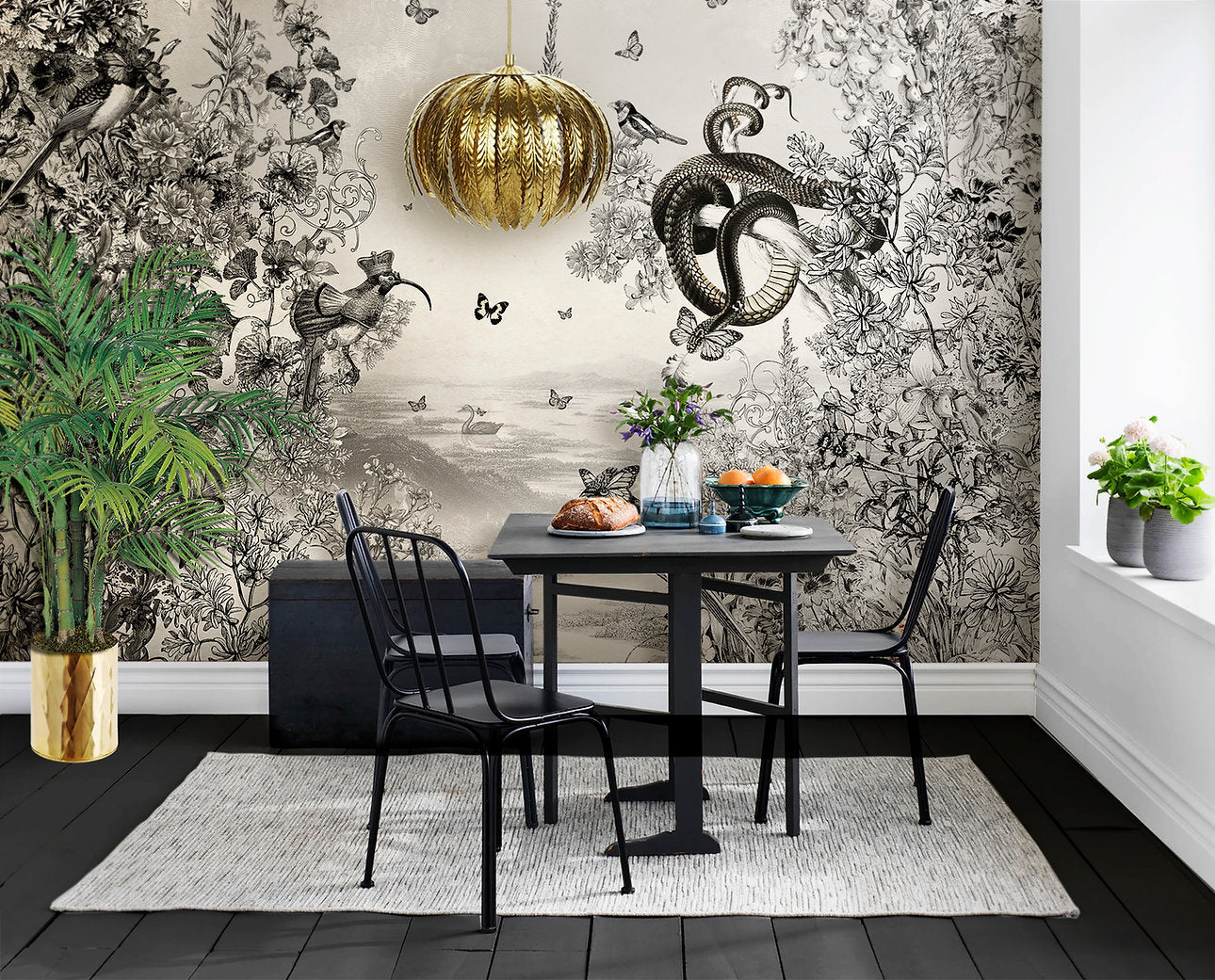 Santorus Wallpaper Mural - Cygnus Et Serpentium-Santorus-Beaumonde