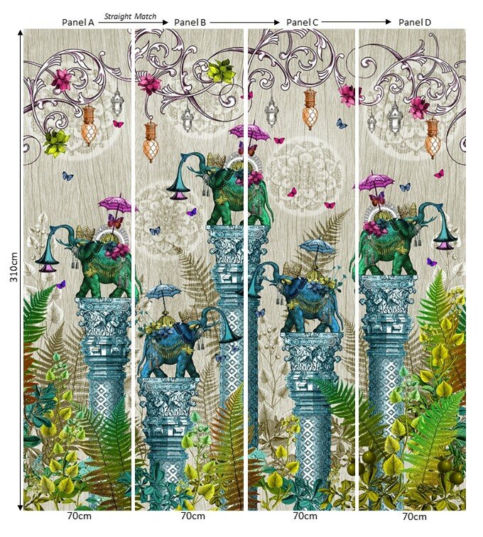 Santorus Wallpaper Mural - The Other Orient-Santorus-Beaumonde