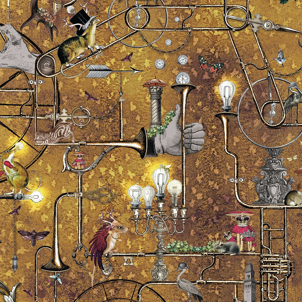 Santorus Wallpaper - Orchestral Revolution - Mustard-Santorus-Beaumonde