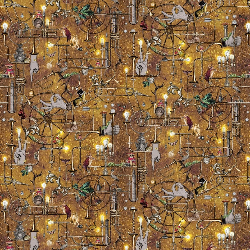 Santorus Wallpaper - Orchestral Revolution - Mustard-Santorus-Beaumonde