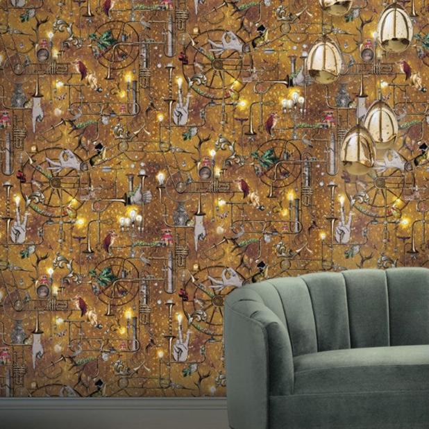 Santorus Wallpaper - Orchestral Revolution - Mustard-Santorus-Beaumonde