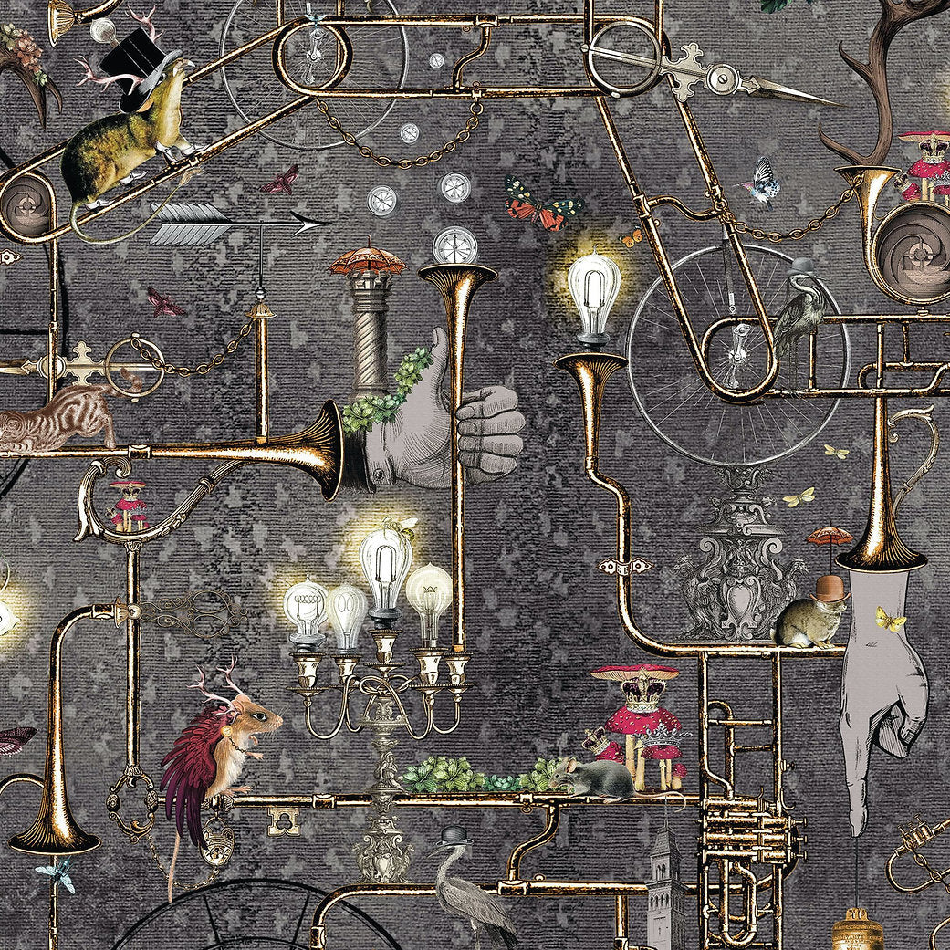 Santorus Wallpaper - Orchestral Revolution - Slate-Santorus-Beaumonde