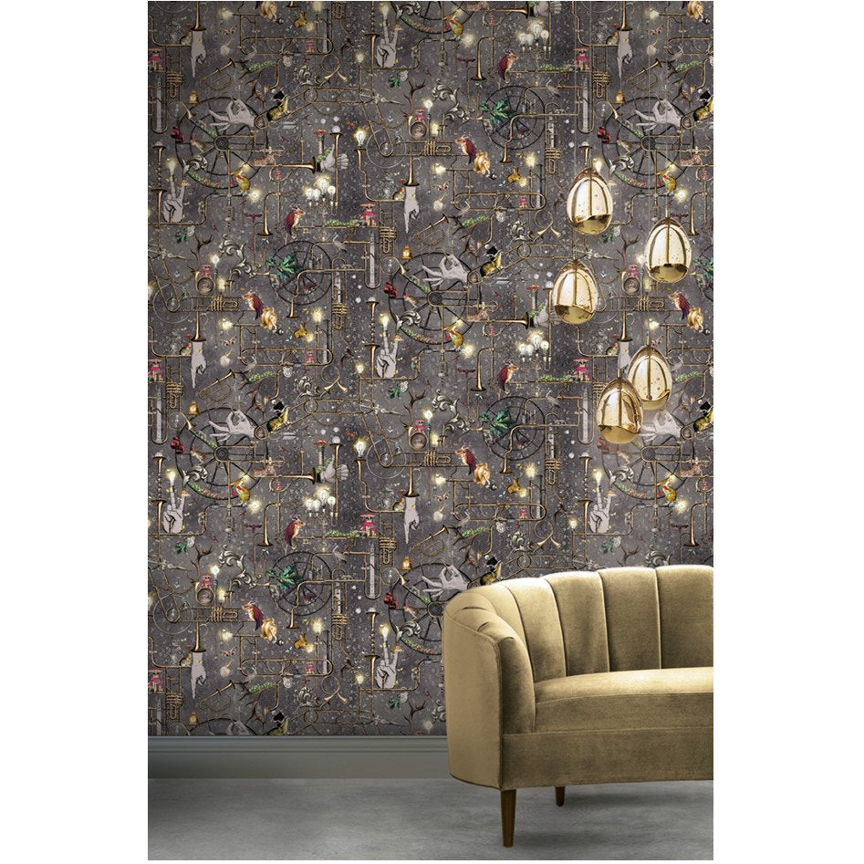 Santorus Wallpaper - Orchestral Revolution - Slate-Santorus-Beaumonde