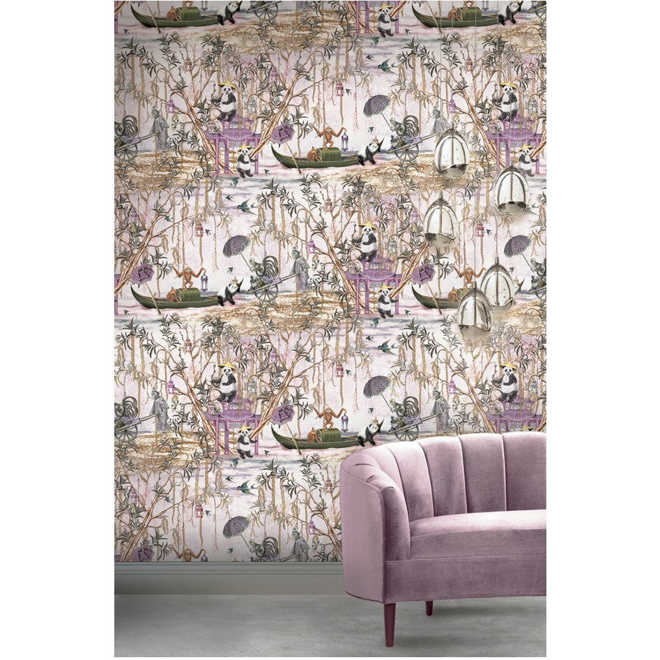 Santorus Wallpaper - Pandamonium - Blossom-Santorus-Beaumonde