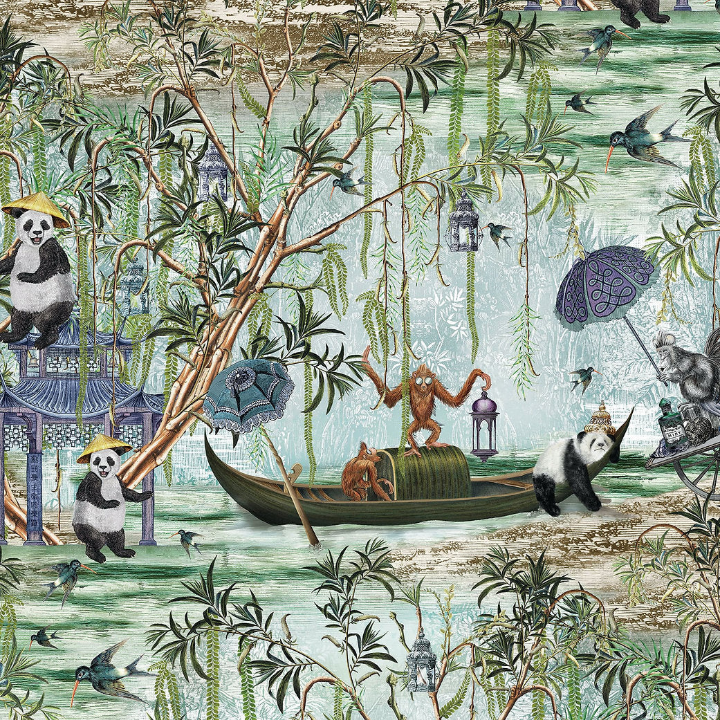 Santorus Wallpaper - Pandamonium - Willow-Santorus-Beaumonde