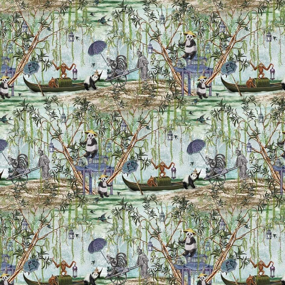Santorus Wallpaper - Pandamonium - Willow-Santorus-Beaumonde