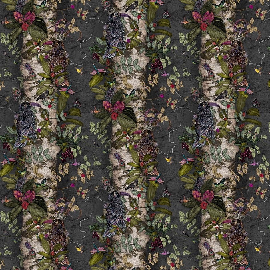 Santorus Wallpaper - The Ravens - Black-Santorus-Beaumonde