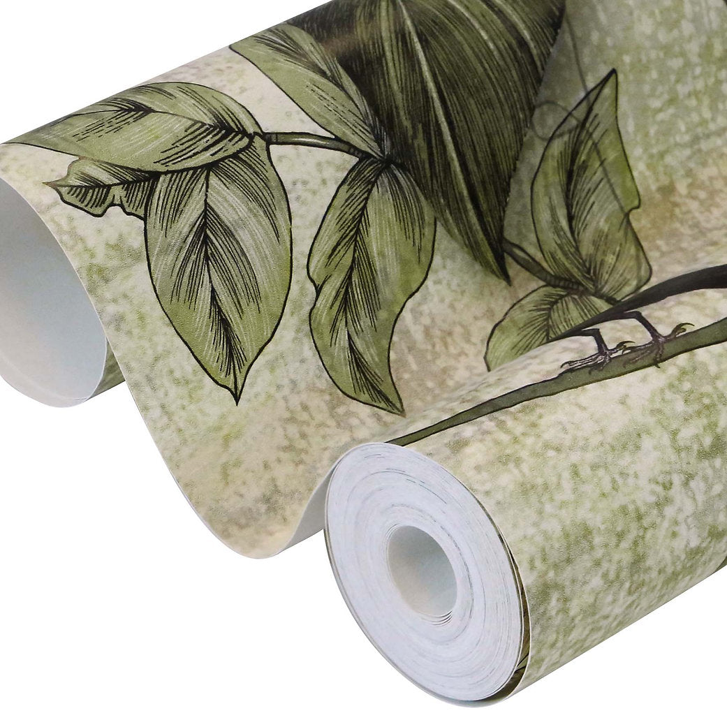 Santorus Wallpaper - The Ravens - Cream-Santorus-Beaumonde