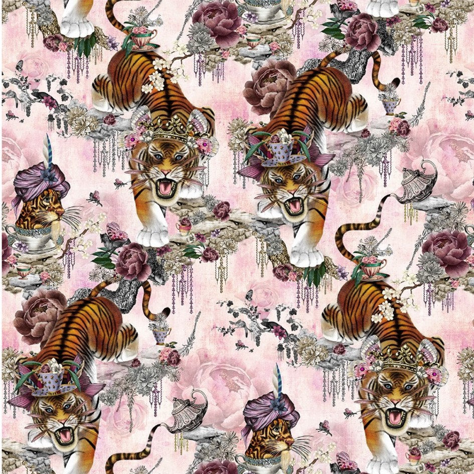 Santorus Wallpaper - Tiger's Teatime - Rose-Santorus-Beaumonde