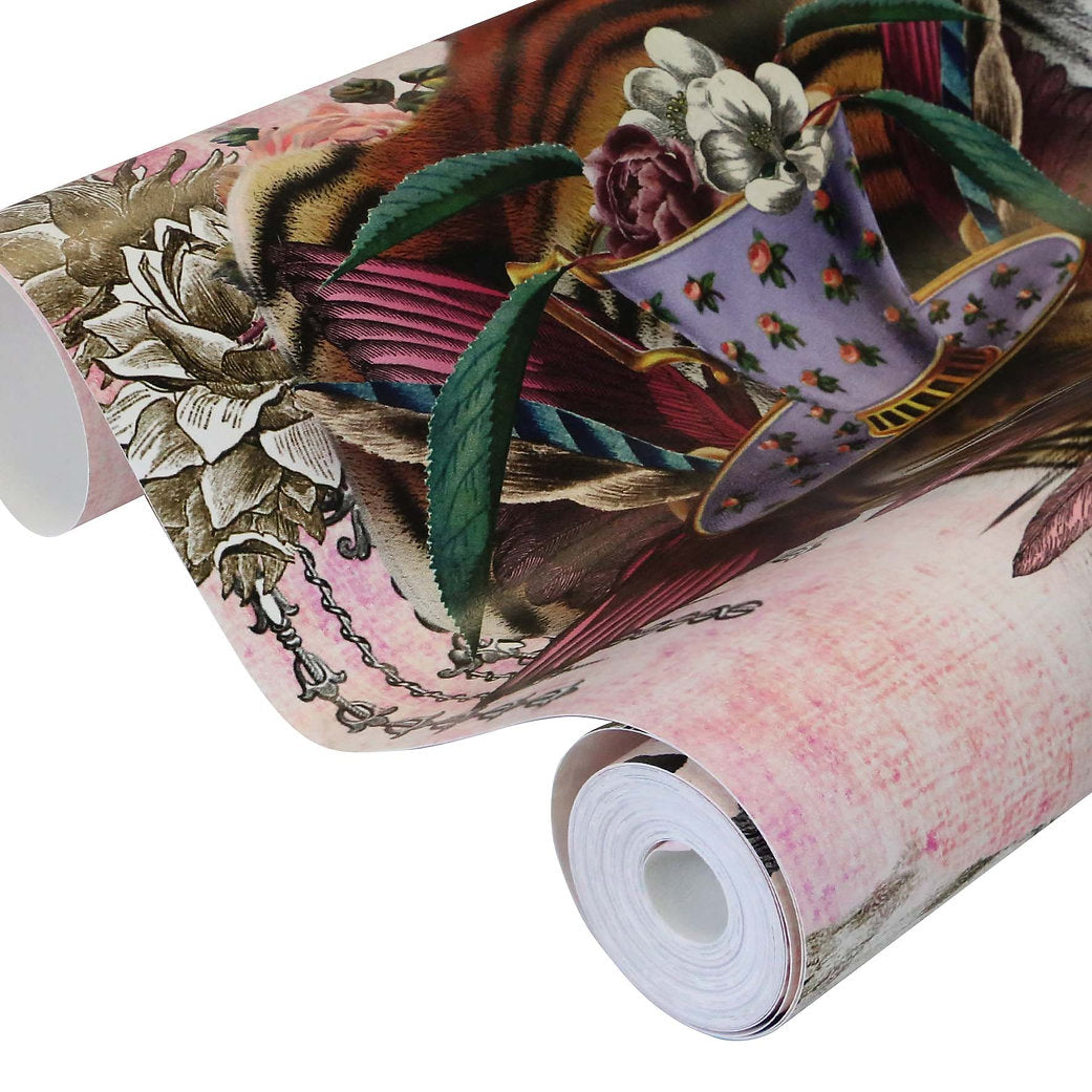 Santorus Wallpaper - Tiger's Teatime - Rose-Santorus-Beaumonde