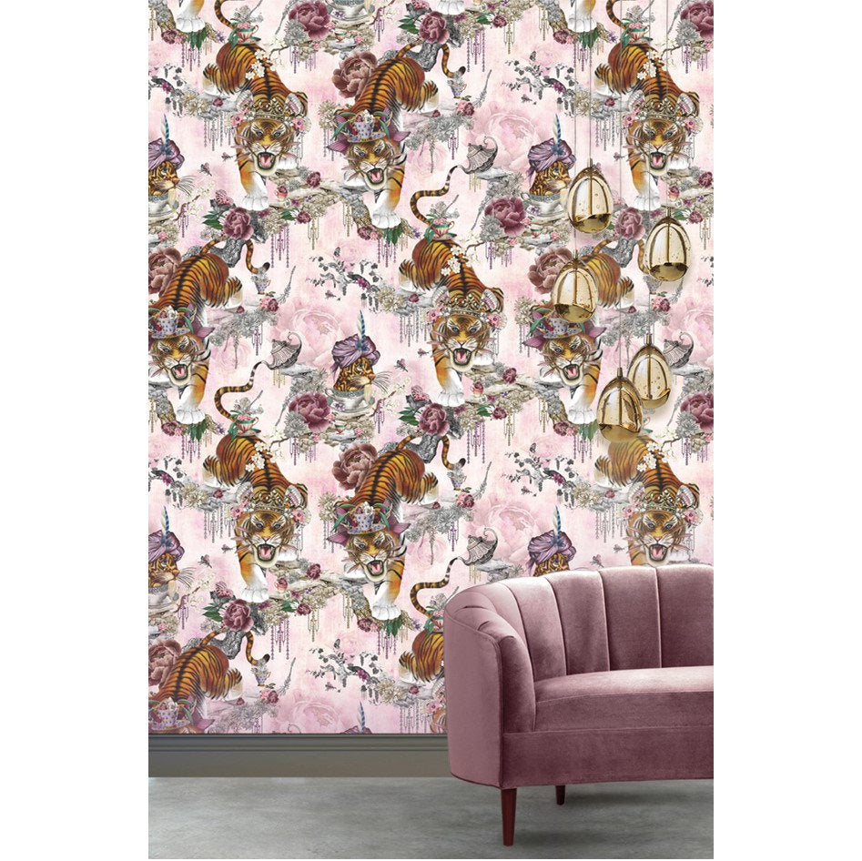 Santorus Wallpaper - Tiger's Teatime - Rose-Santorus-Beaumonde