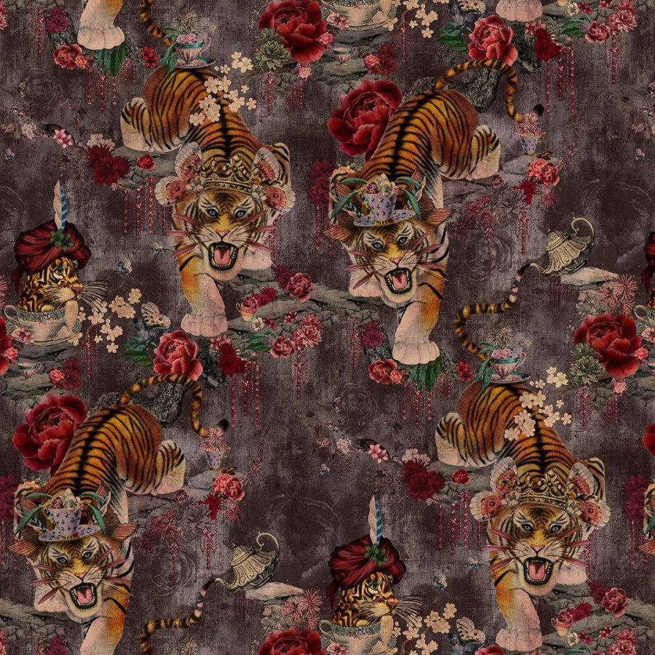 Santorus Wallpaper - Tiger's Teatime - Scarlet-Santorus-Beaumonde