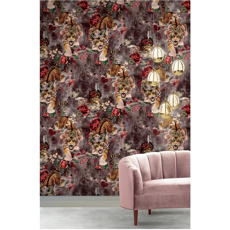 Santorus Wallpaper - Tiger's Teatime - Scarlet-Santorus-Beaumonde