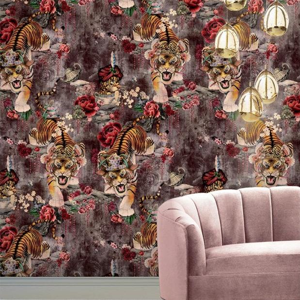 Santorus Wallpaper - Tiger's Teatime - Scarlet-Santorus-Beaumonde