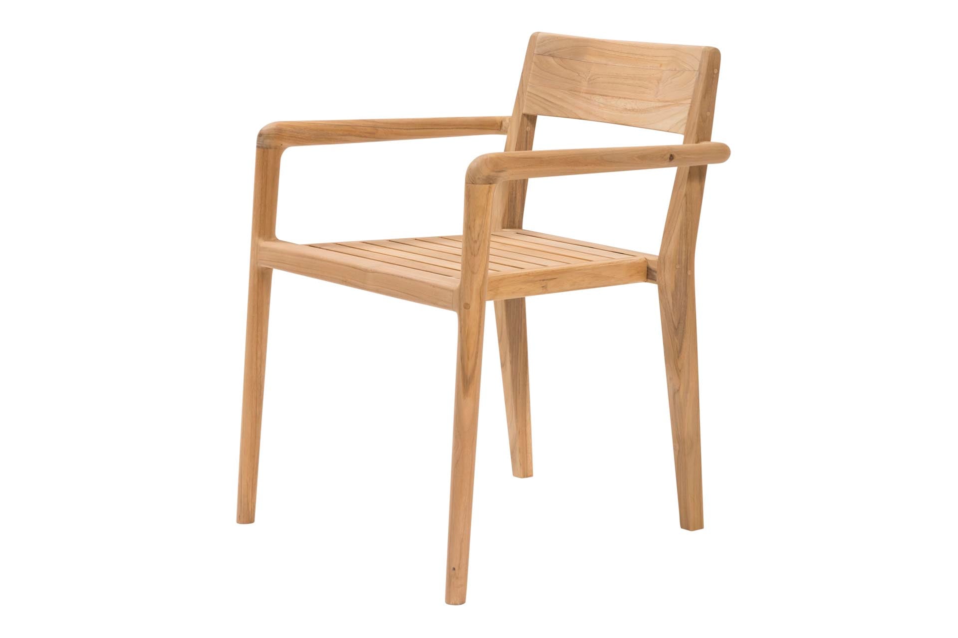 PR Home Shoreditch Outdoor Dining Chair With Arms – Teak