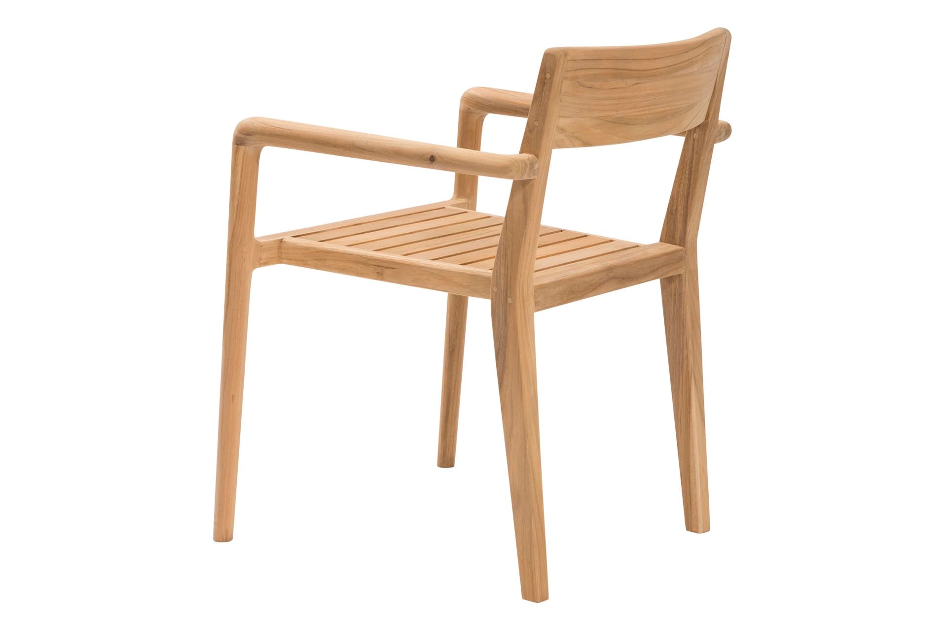 PR Home Shoreditch Outdoor Dining Chair With Arms – Teak