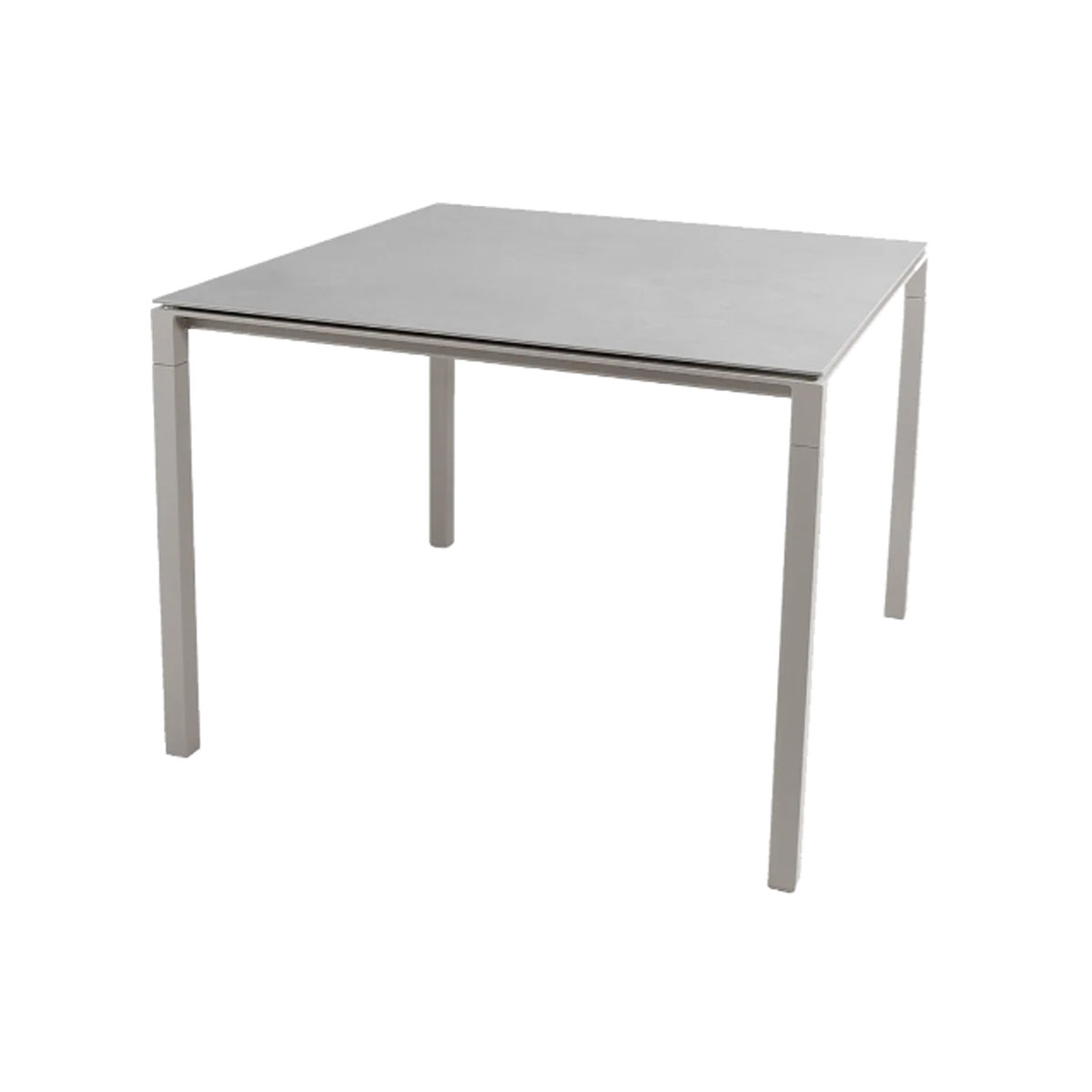 Cane-line Pure dining table, 100x100 cm