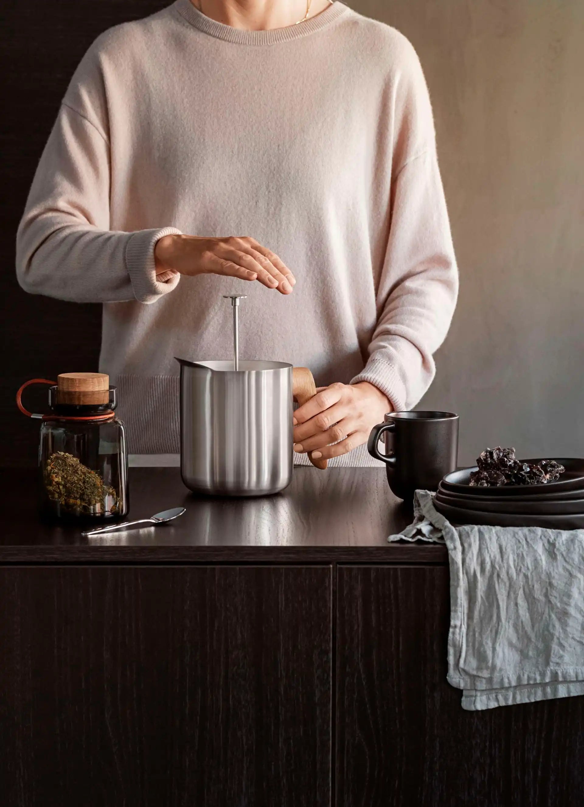 Tea Cafetière 1.0L Nordic Kitchen-Beaumonde
