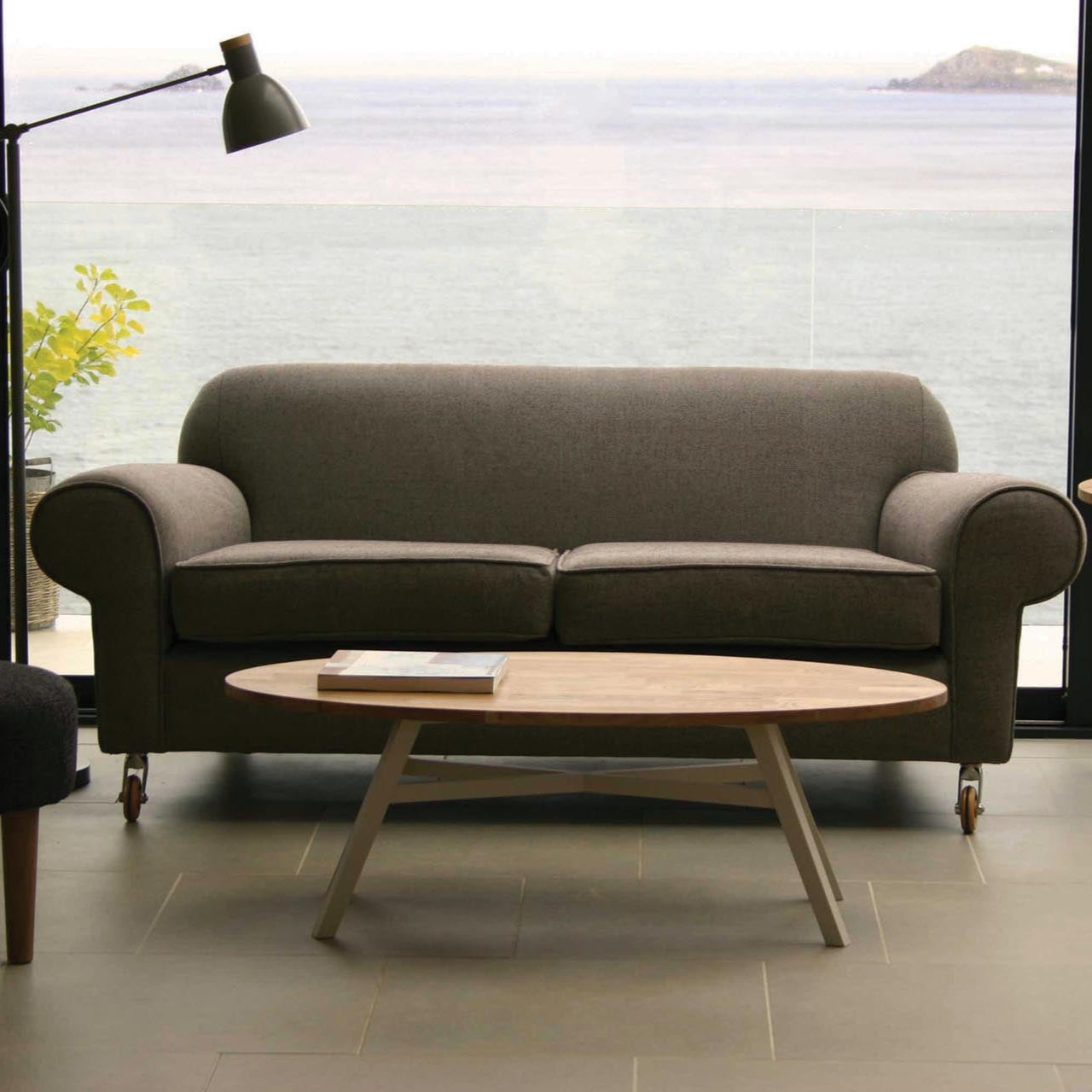 PR Home Tenby Oval Coffee Table