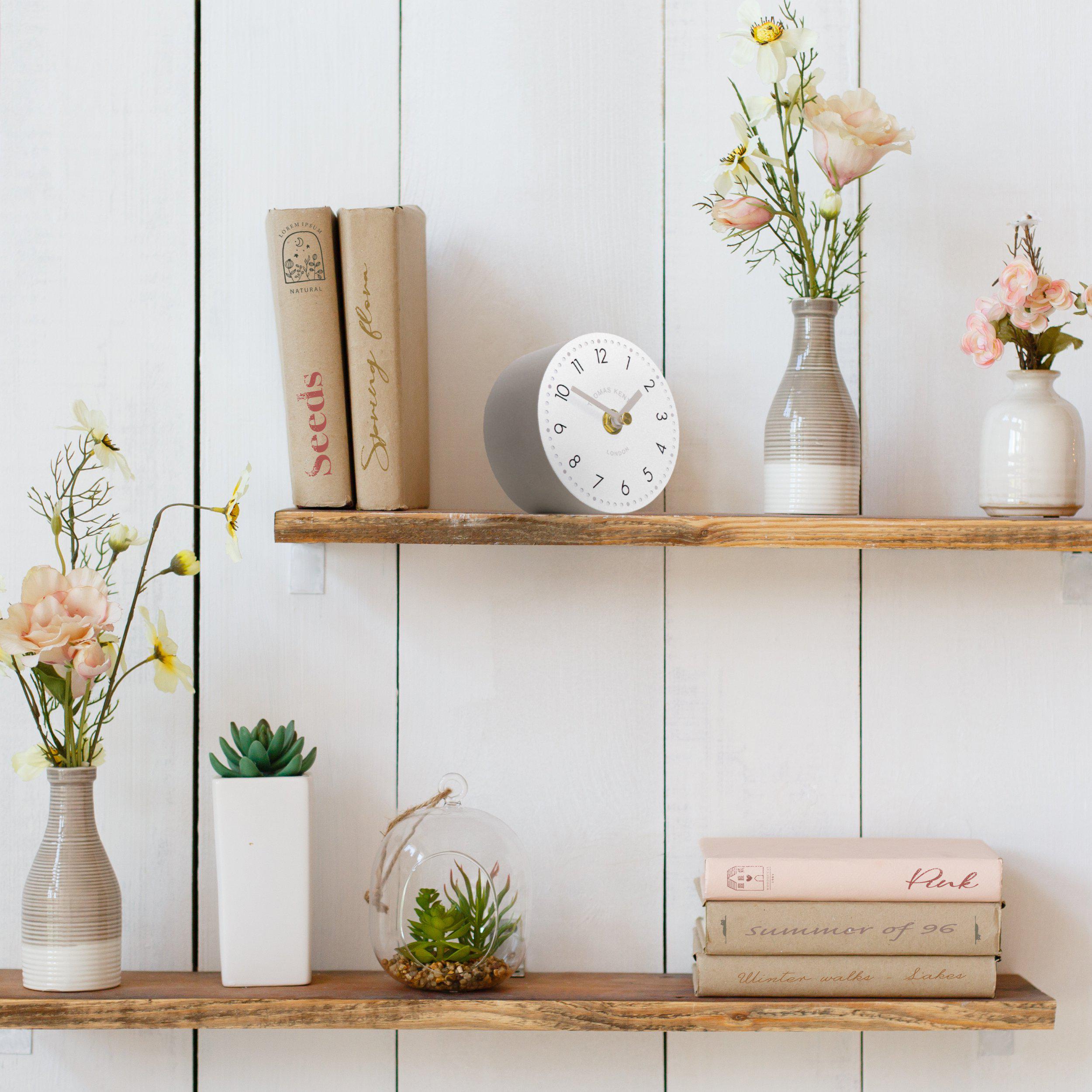 Thomas Kent 10cm Tumbler Mantel Clock Salt-AMC04009-Beaumonde