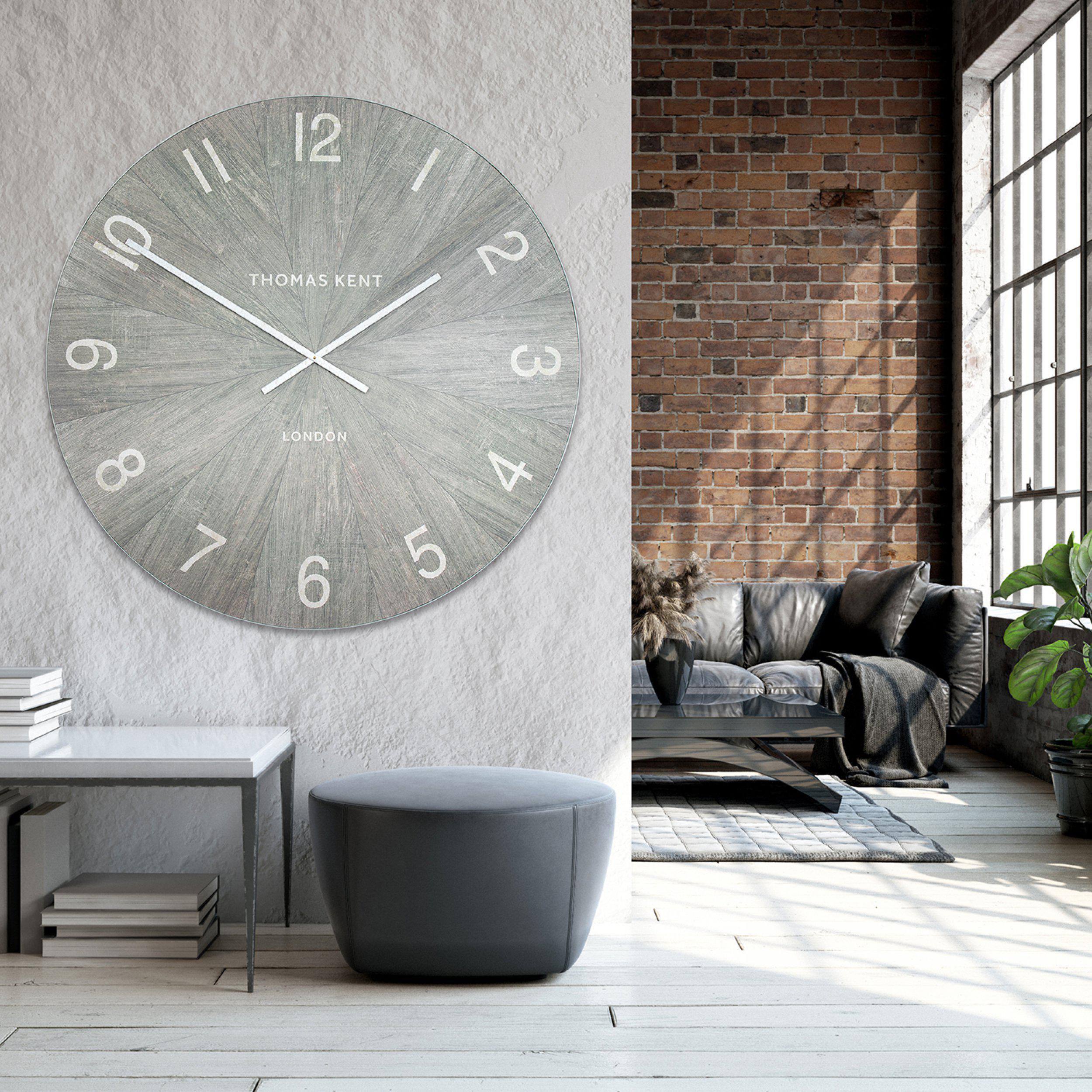 Thomas Kent 115cm Wharf Grand Clock Limestone-AMC45038-Beaumonde