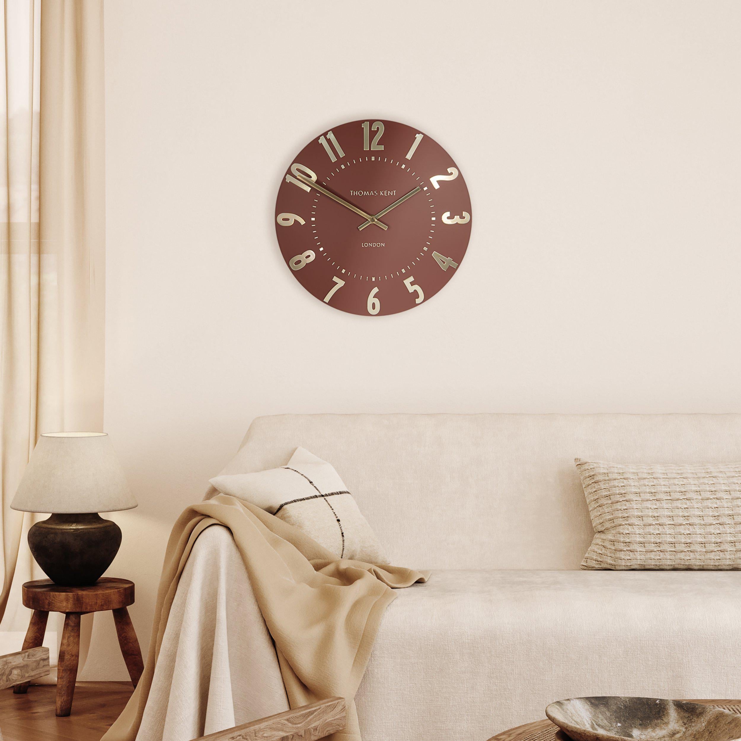 Thomas Kent 12'' Mulberry Wall Clock Auburn-AMC12067-Beaumonde