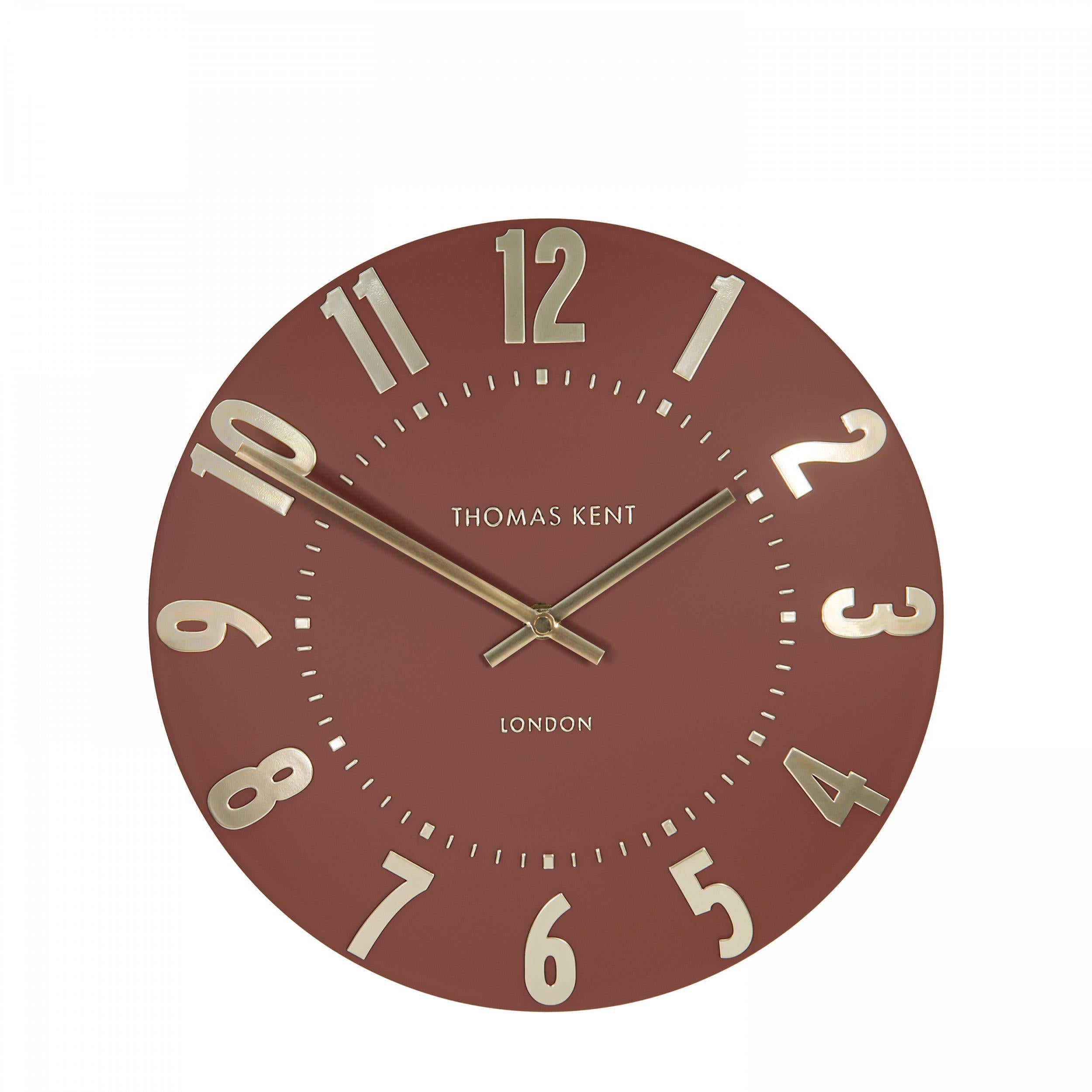 Thomas Kent 12'' Mulberry Wall Clock Auburn-AMC12067-Beaumonde