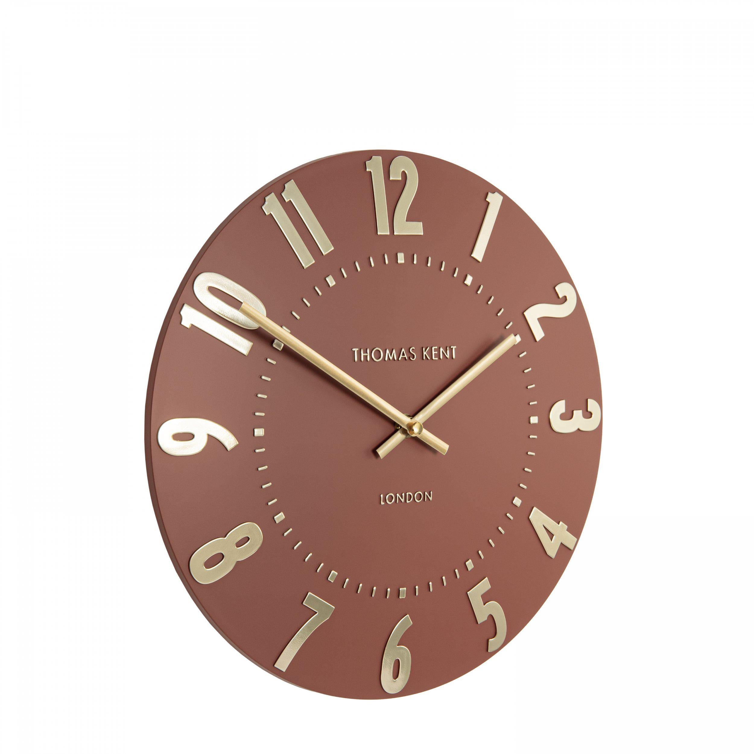Thomas Kent 12'' Mulberry Wall Clock Auburn-AMC12067-Beaumonde