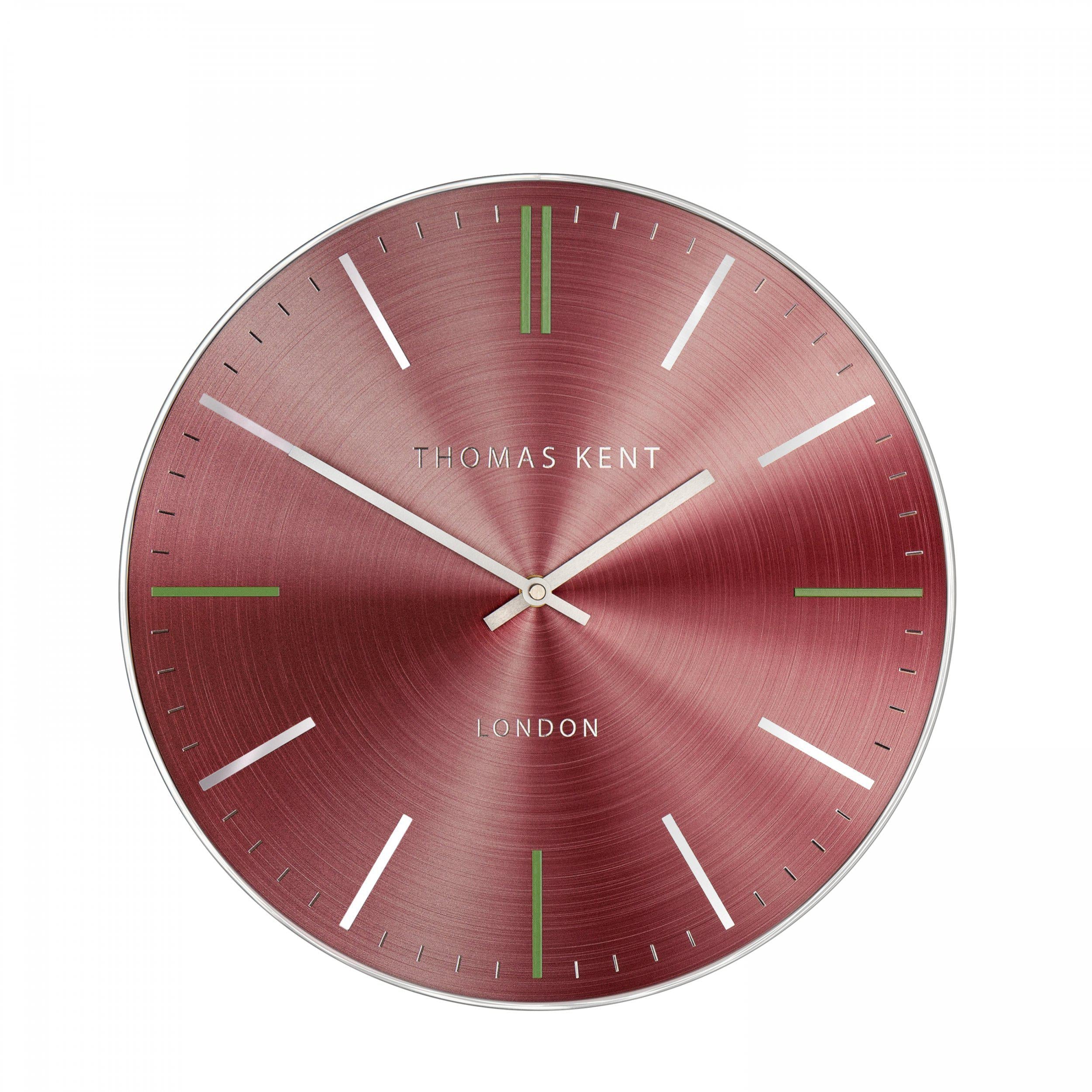 Thomas Kent 14" Bistro Wall Clock Ruby-AMC14010-Beaumonde