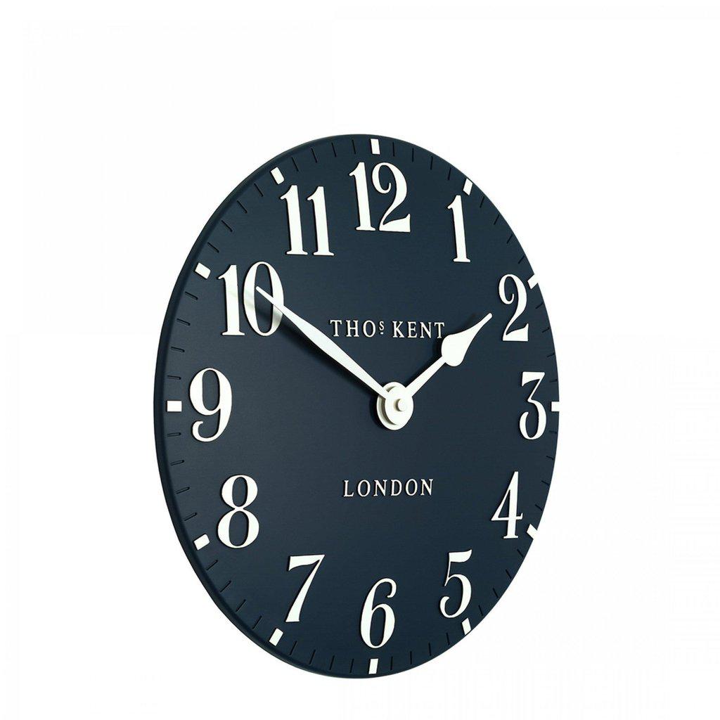 Thomas Kent Arabic Small Wall Clock - Ink Blue-Beaumonde