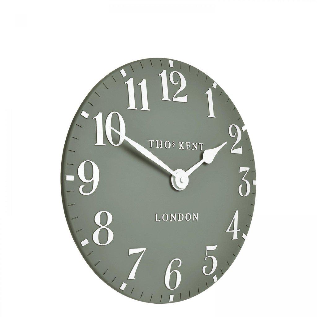 Thomas Kent Arabic Small Wall Clock - Seagrass-Beaumonde