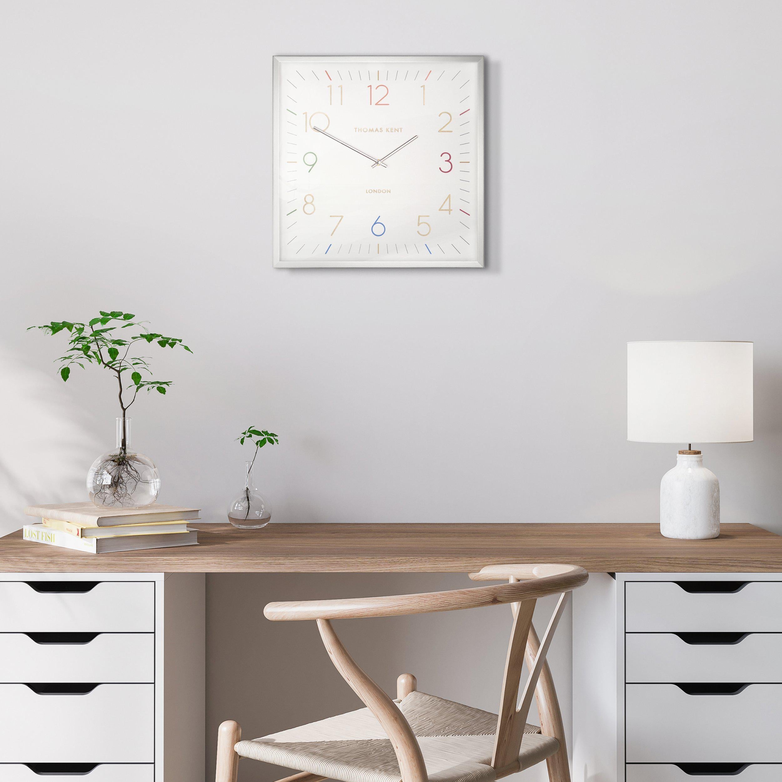 Thomas Kent 50cm Editor Wall Clock Dark Grey-AMC20061-Beaumonde