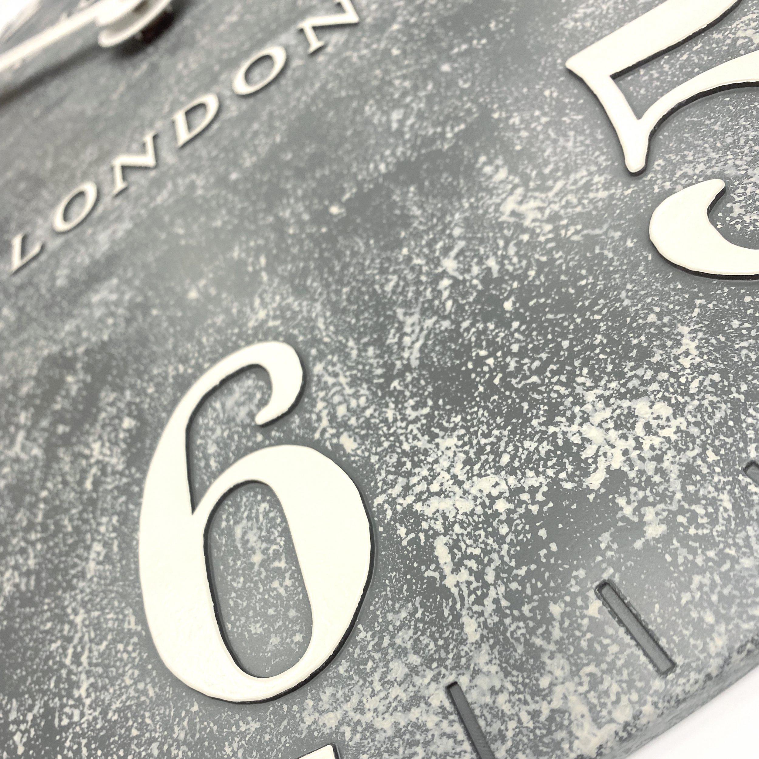 Thomas Kent Arabic Large Outdoor Wall Clock - Cement-Beaumonde