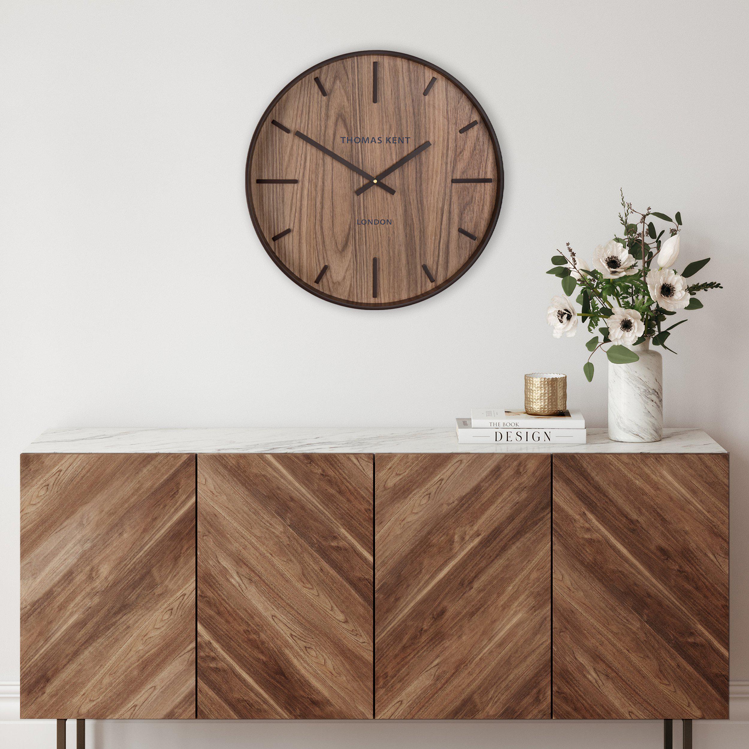 Thomas Kent 50cm Woodstock Wall Clock Elm-AMC20083-Beaumonde