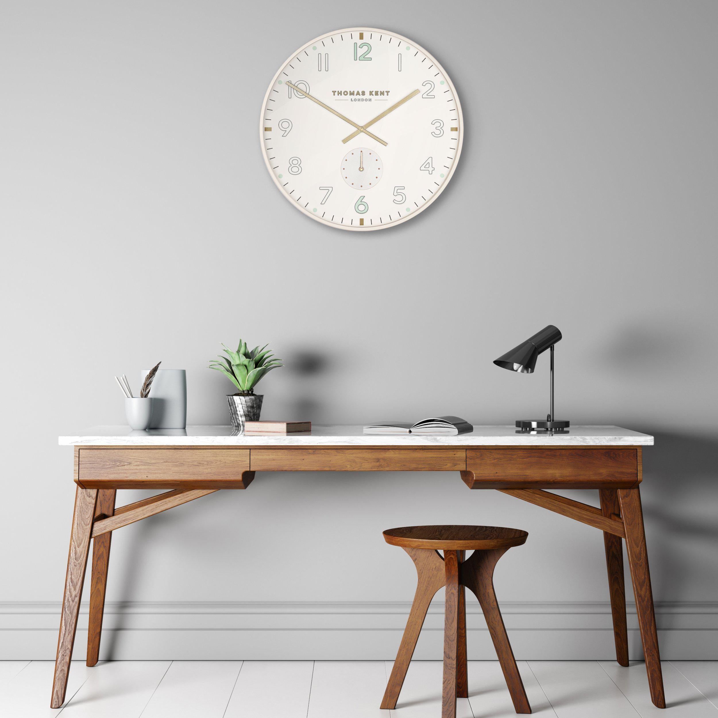 Thomas Kent 53cm Architect Wall Clock Mint-AMC21047-Beaumonde