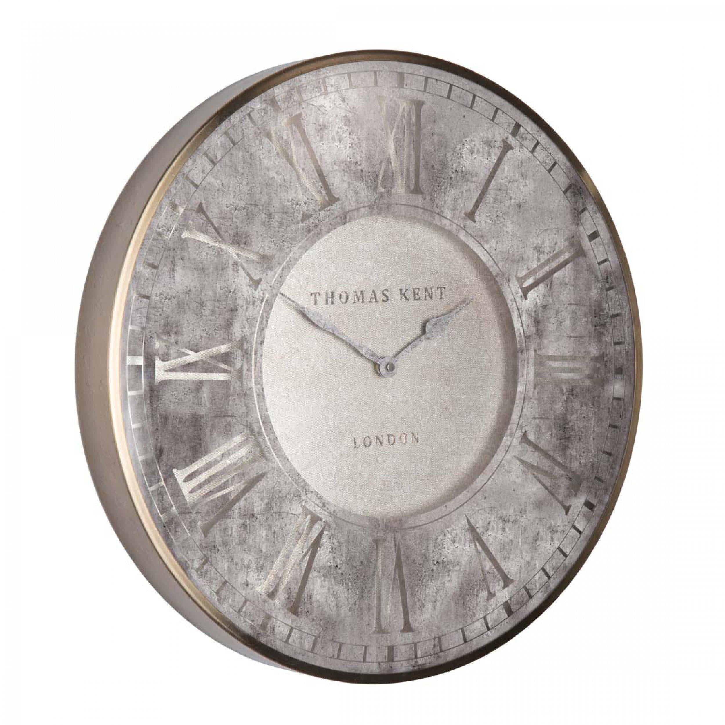 Thomas Kent 53cm Florentine Wall Clock Silvern-AMC21044-Beaumonde