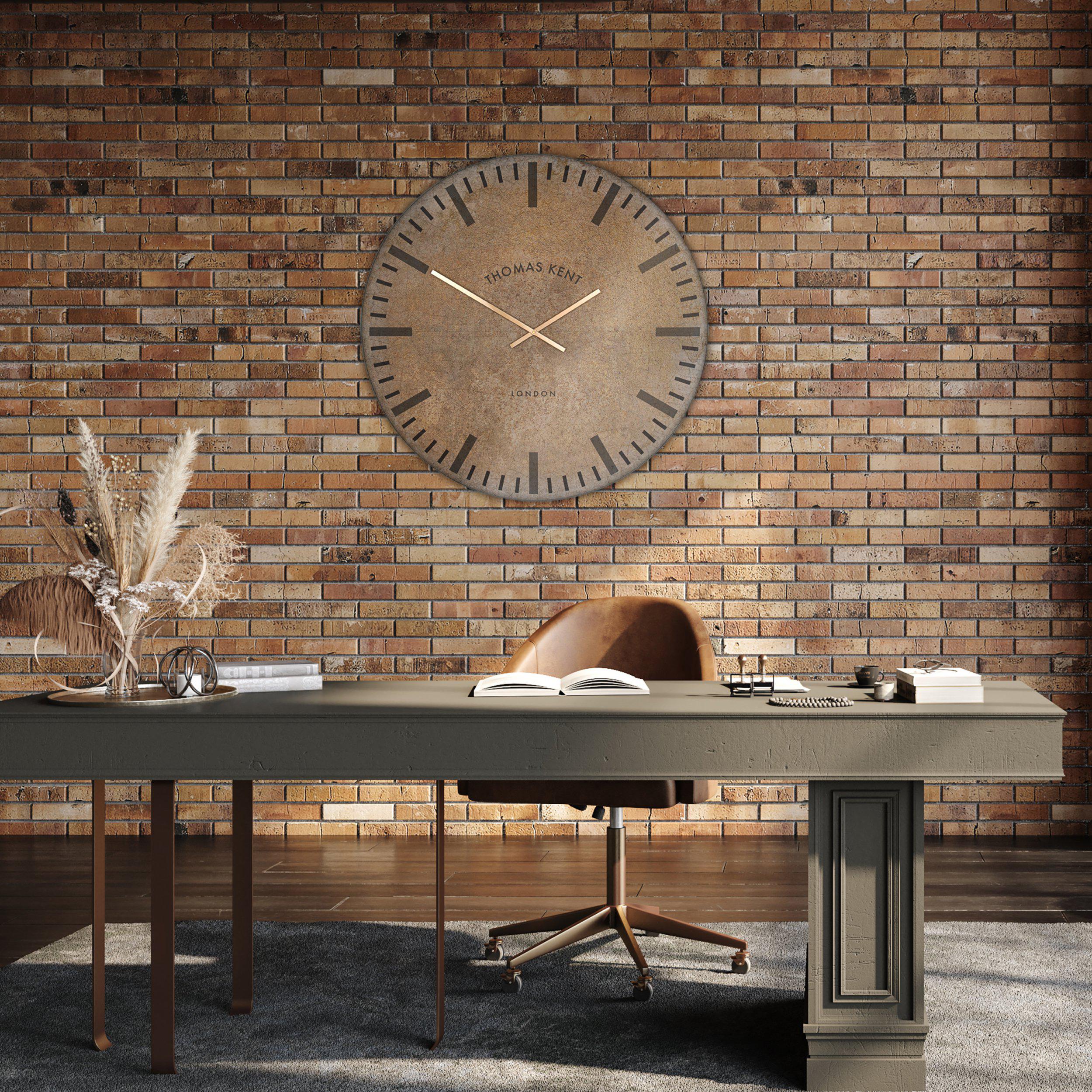 Thomas Kent 90cm Limehouse Grand Clock Brick-AMC36043-Beaumonde