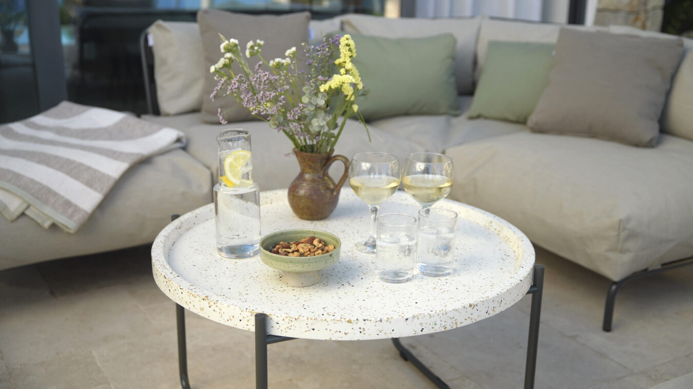 Trimm Copenhagen Big Terrazzo Coffee Table-Beaumonde