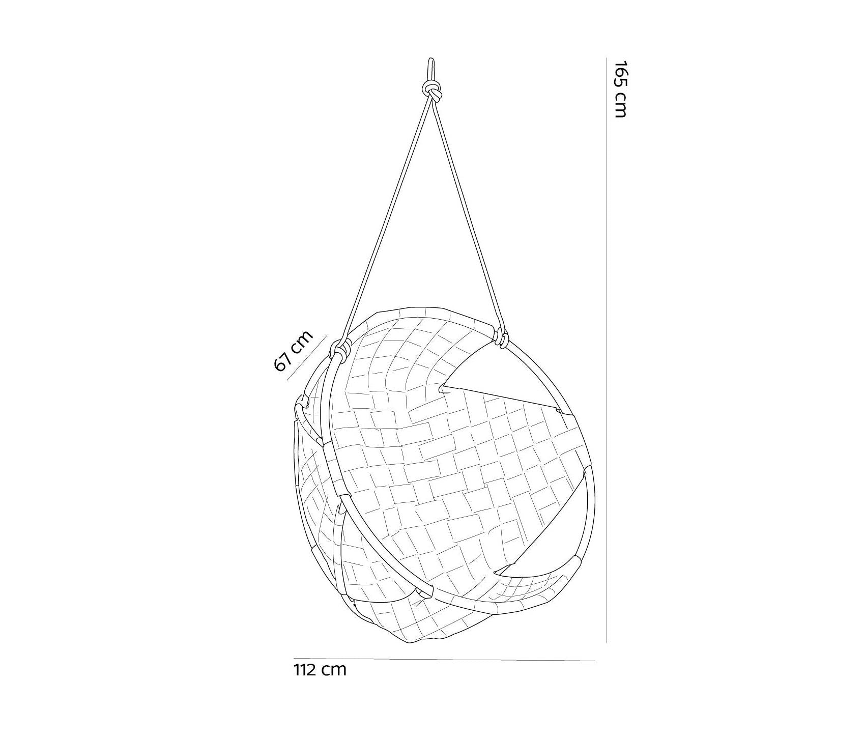 Trimm Copenhagen Cocoon Hang Chair Noah