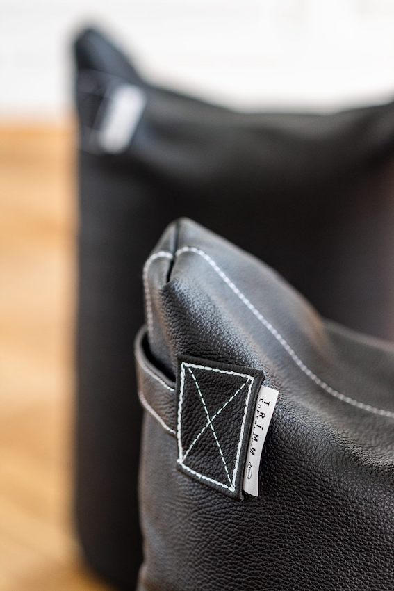 Trimm Copenhagen Satellite 68 Leather Stool-Beaumonde