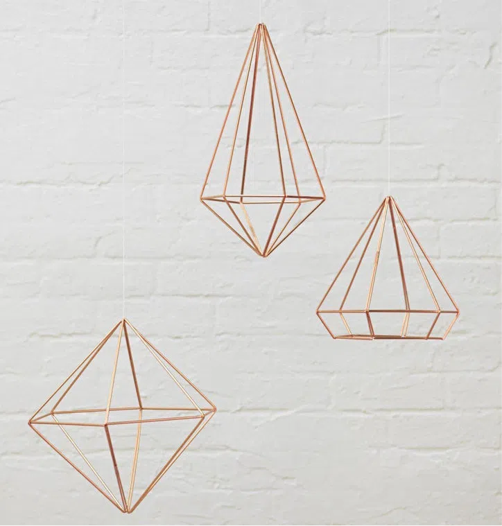 Umbra Prisma Wall Decor Copper-Beaumonde