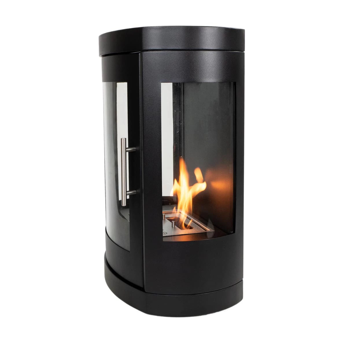 ScandiFlames Oregon Wall-Mounted Bioethanol Stove - Black