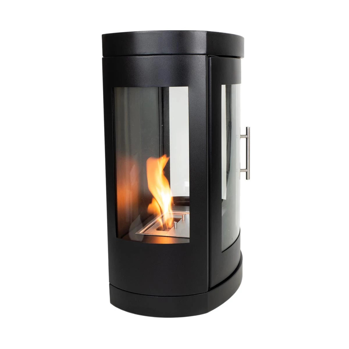 ScandiFlames Oregon Wall-Mounted Bioethanol Stove - Black