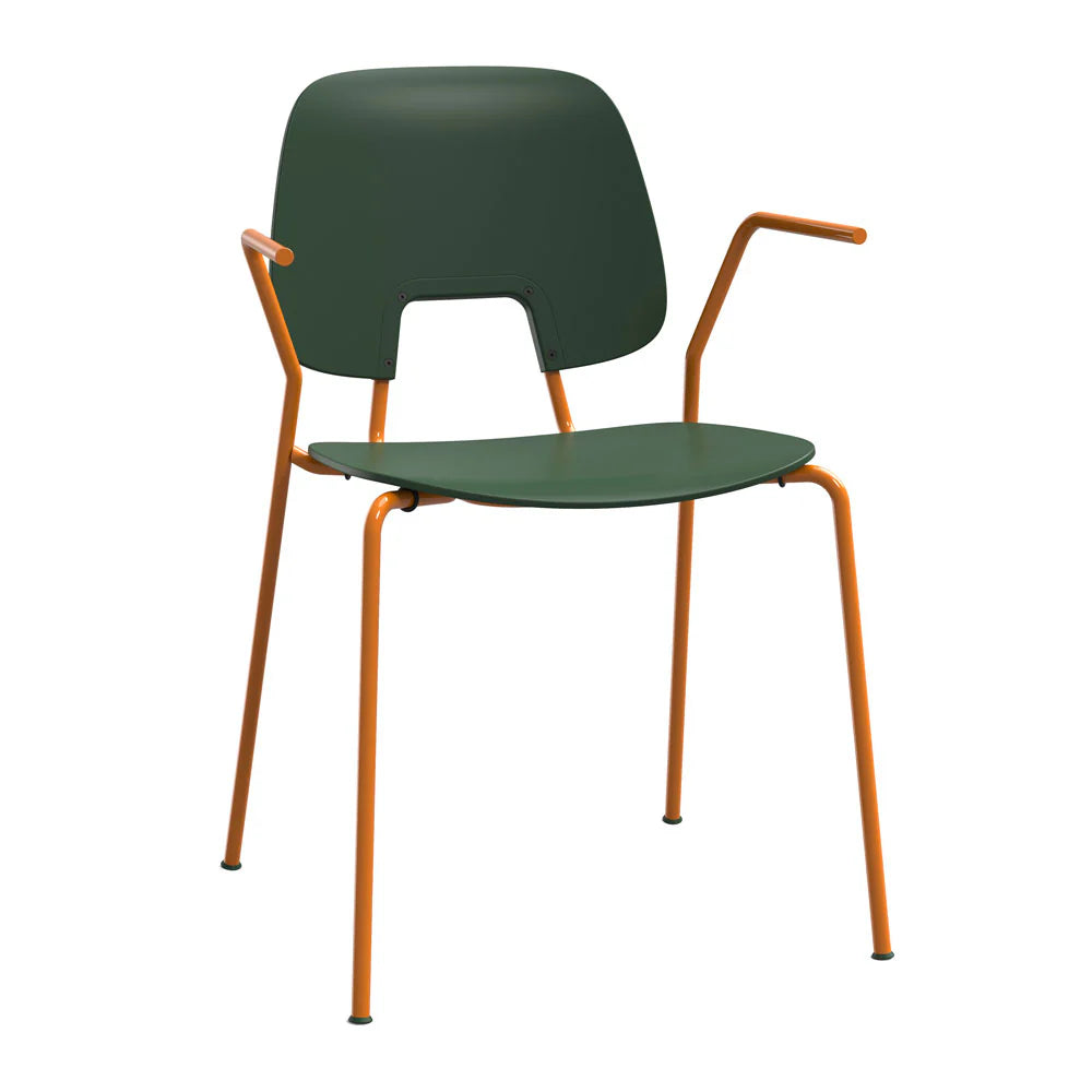 Wehlers R.U.M. Armrest Chair - Fisherman's Green-Beaumonde